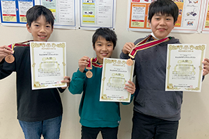 武蔵小杉教室 カムロボダンスコンテスト受賞生徒