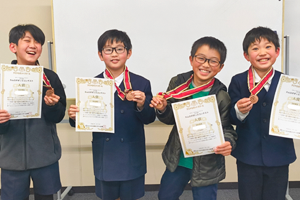 水戸笠原教室 カムロボダンスコンテスト受賞生徒