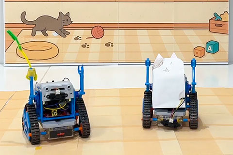 ネコとネコじゃらし